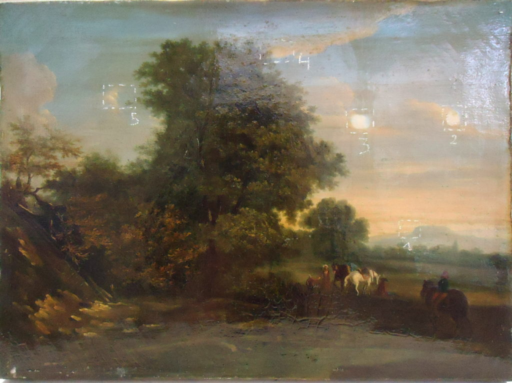 Paysage, avant restauration