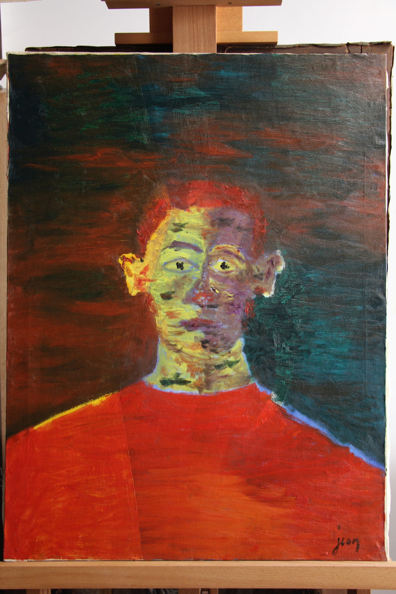 Jean, Portrait, couche picturale après restauration