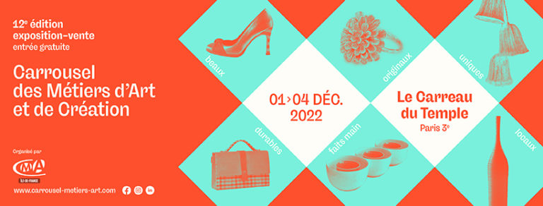 Bannière Carrousel des Métiers d'art décembre 2022
