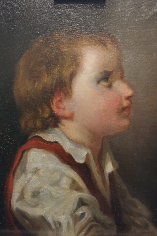 Portrait d'enfant, après restauration